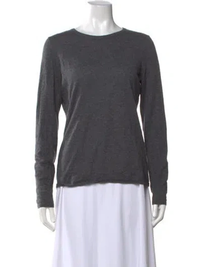 Pre-owned The Cashmere Project Cashmere Crew Neck Sweater In Grey