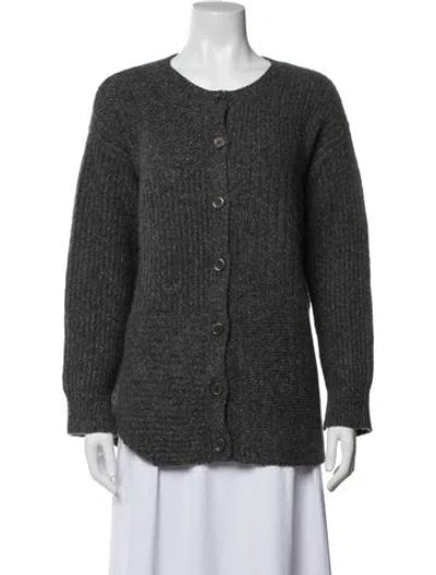Pre-owned The Cashmere Project Cashmere Crew Neck Sweater In Grey