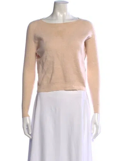 Pre-owned The Cashmere Project Cashmere Crew Neck Sweater In Neutrals