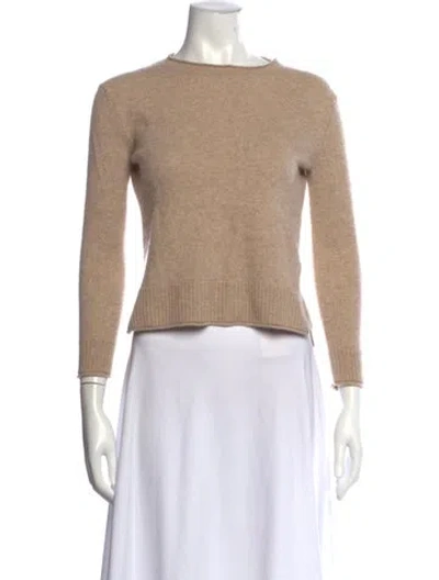 Pre-owned The Cashmere Project Cashmere Crew Neck Sweater In Neutrals