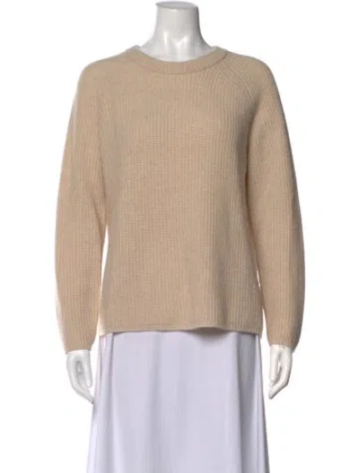 Pre-owned The Cashmere Project Cashmere Crew Neck Sweater In Neutrals