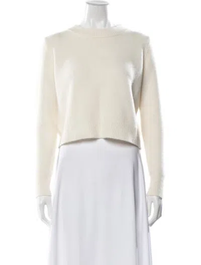 Pre-owned The Cashmere Project Cashmere Crew Neck Sweater In Neutrals