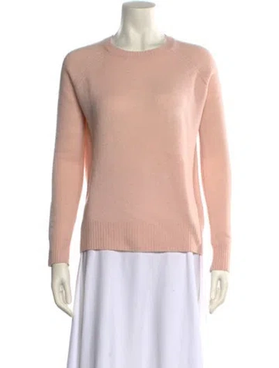 Pre-owned The Cashmere Project Cashmere Crew Neck Sweater In Pink