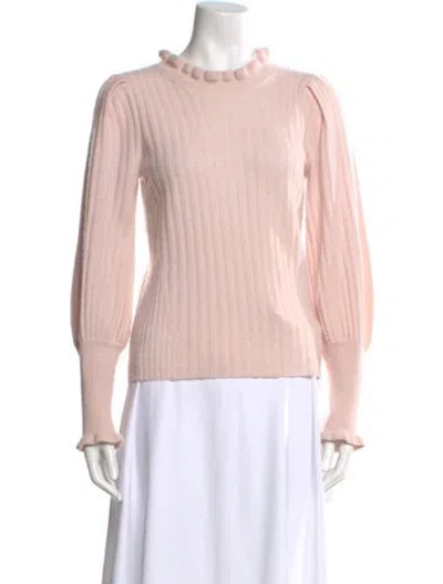 Pre-owned The Cashmere Project Cashmere Crew Neck Sweater In Pink