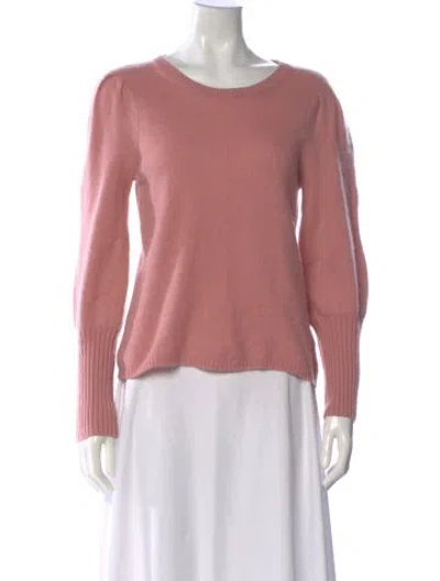 Pre-owned The Cashmere Project Cashmere Crew Neck Sweater In Pink