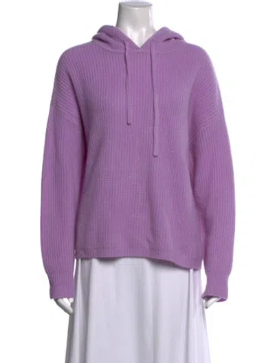 Pre-owned The Cashmere Project Cashmere Crew Neck Sweater In Purple