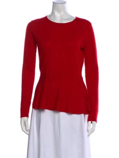 Pre-owned The Cashmere Project Cashmere Crew Neck Sweater In Red