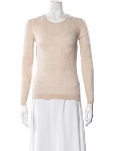 Pre-owned The Cashmere Project Cashmere Crew Neck Sweater W/ Tags In Neutral