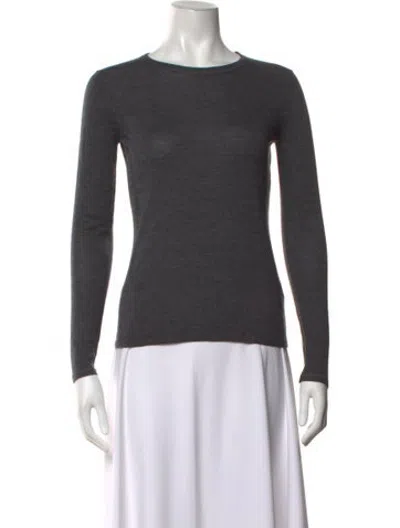 Pre-owned The Cashmere Project Cashmere Crew Neck Top W/ Tags In Grey