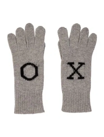 Pre-owned The Cashmere Project Cashmere Gloves In Grey