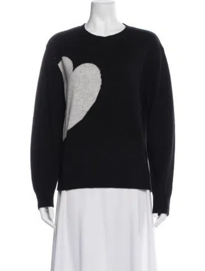 Pre-owned The Cashmere Project Cashmere Graphic Print Sweater W/ Tags In Blue