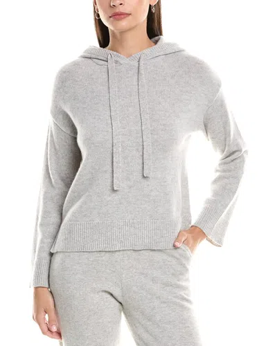 The Cashmere Project Cashmere Hoodie In Gray