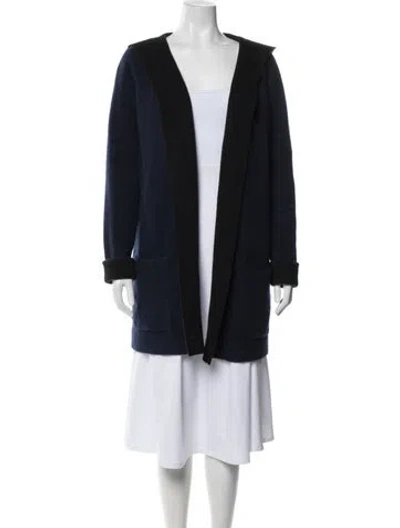 Pre-owned The Cashmere Project Cashmere Jacket In Blue