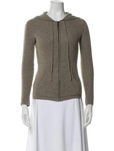 Pre-owned The Cashmere Project Cashmere Jacket In Neutral