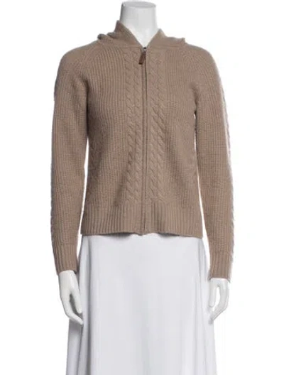 Pre-owned The Cashmere Project Cashmere Jacket In Neutrals