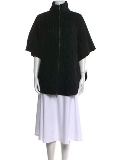 Pre-owned The Cashmere Project Cashmere Mock Neck Sweater In Black