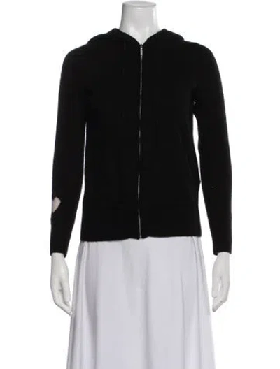 Pre-owned The Cashmere Project Cashmere Open Front Sweater In Blue