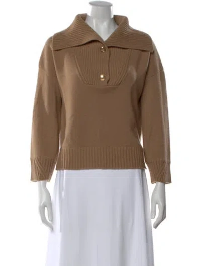 Pre-owned The Cashmere Project Cashmere Open Front Sweater In Neutral