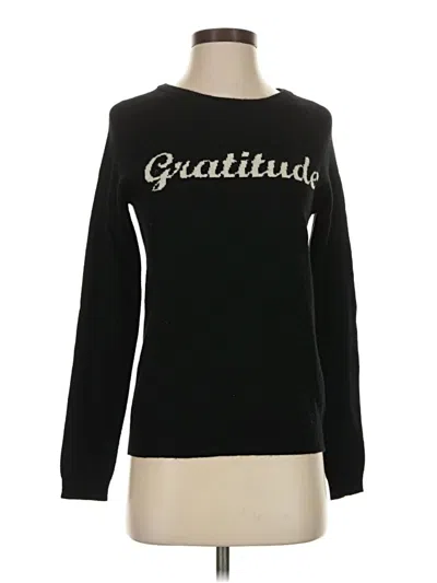 Pre-owned The Cashmere Project Cashmere Pullover Sweater In Black
