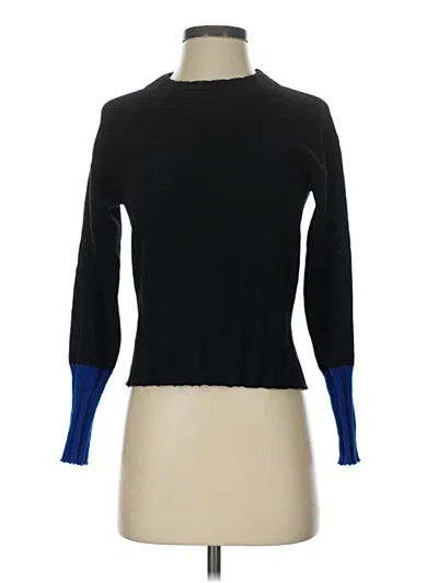Pre-owned The Cashmere Project Cashmere Pullover Sweater In Black