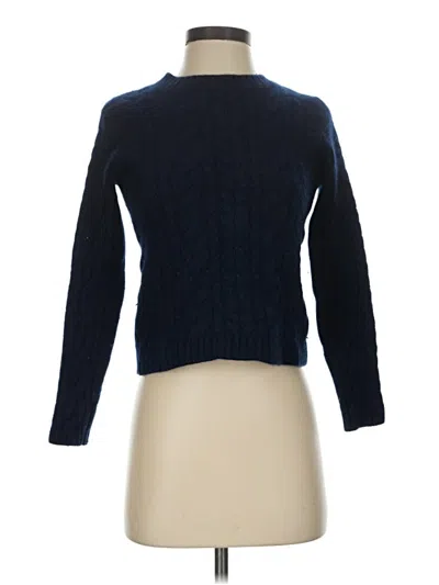 Pre-owned The Cashmere Project Cashmere Pullover Sweater In Blue