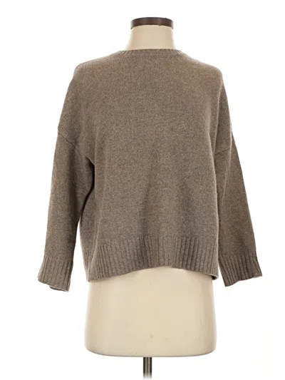 Pre-owned The Cashmere Project Cashmere Pullover Sweater In Brown
