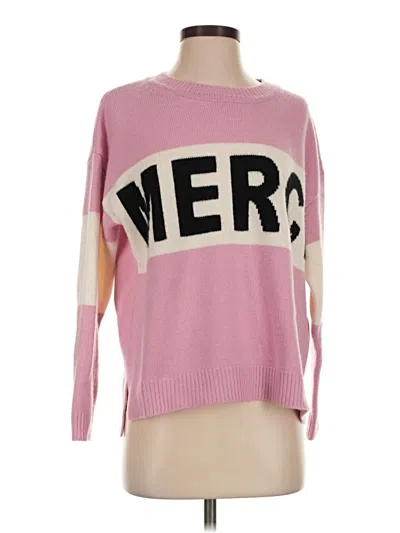 Pre-owned The Cashmere Project Cashmere Pullover Sweater In Pink