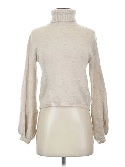 Pre-owned The Cashmere Project Cashmere Pullover Sweater In Tan