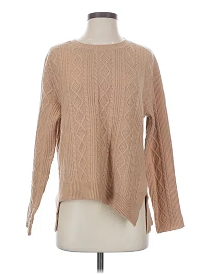 Pre-owned The Cashmere Project Cashmere Pullover Sweater In Tan