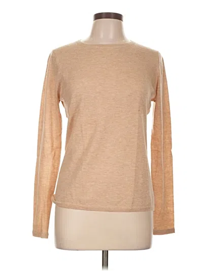 Pre-owned The Cashmere Project Cashmere Pullover Sweater In Tan