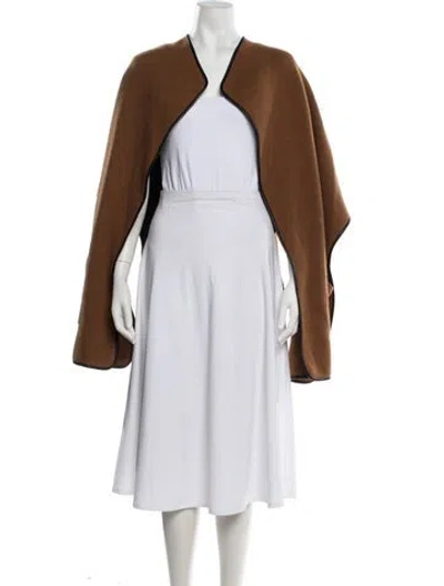 Pre-owned The Cashmere Project Cashmere Shawl In Brown