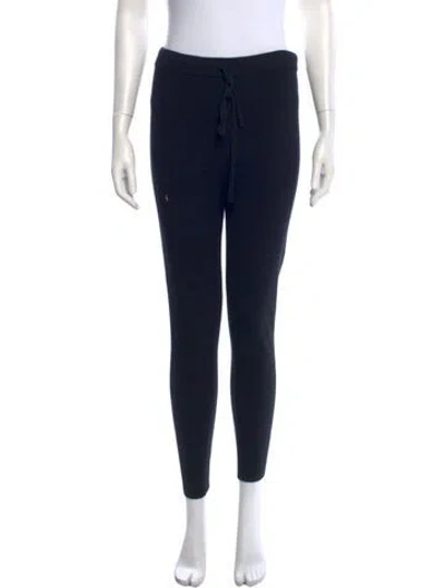Pre-owned The Cashmere Project Cashmere Skinny Leg Pants In Blue