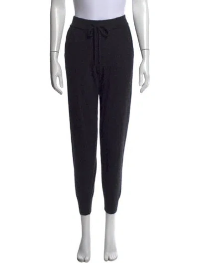 Pre-owned The Cashmere Project Cashmere Straight Leg Pants In Black
