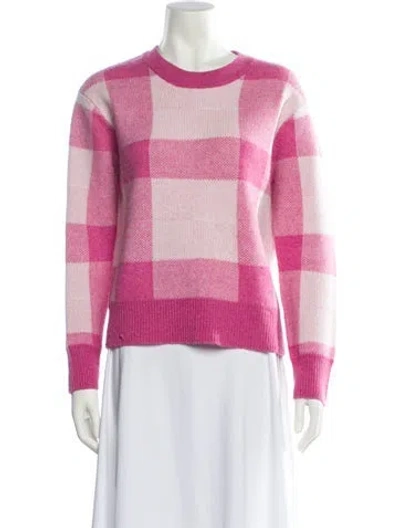 Pre-owned The Cashmere Project Cashmere Striped Sweater In Pink