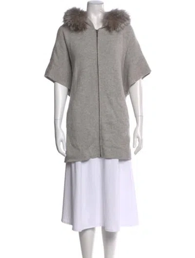 Pre-owned The Cashmere Project Cashmere Sweater In Grey