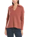 The Cashmere Project Cashmere Sweater In Orange