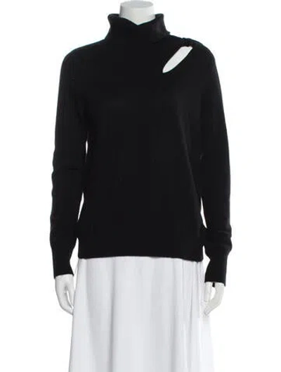 Pre-owned The Cashmere Project Cashmere Turtleneck Sweater In Black