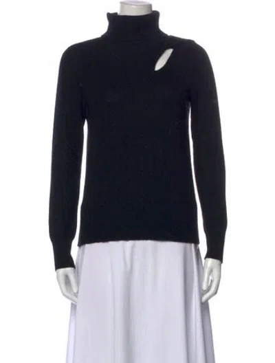 Pre-owned The Cashmere Project Cashmere Turtleneck Sweater In Black