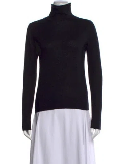 Pre-owned The Cashmere Project Cashmere Turtleneck Sweater In Black