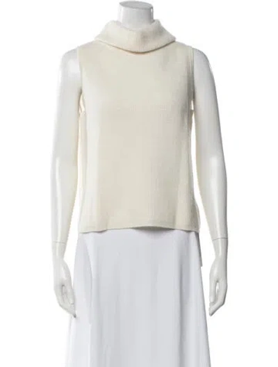 Pre-owned The Cashmere Project Cashmere Turtleneck Sweater In Neutrals