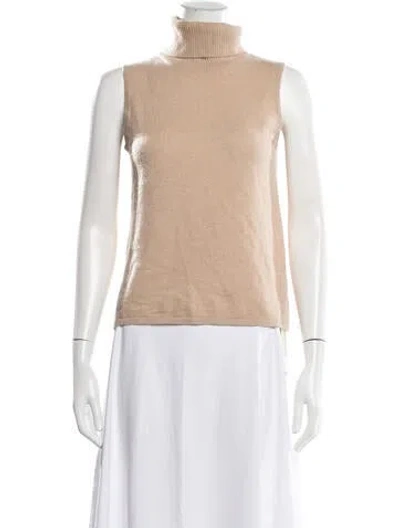 Pre-owned The Cashmere Project Cashmere Turtleneck Sweater In Neutrals