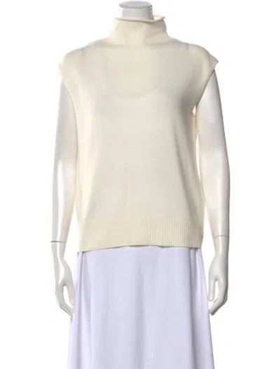 Pre-owned The Cashmere Project Cashmere Turtleneck Sweater W/ Tags In Neutrals