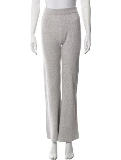 Pre-owned The Cashmere Project Cashmere Wide Leg Pants In Grey
