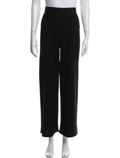 Pre-owned The Cashmere Project Cashmere Wide Leg Pants W/ Tags In Black