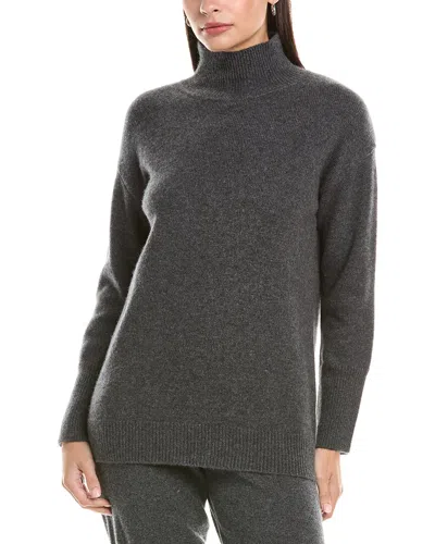 The Cashmere Project Classic Cashmere Sweater In Gray