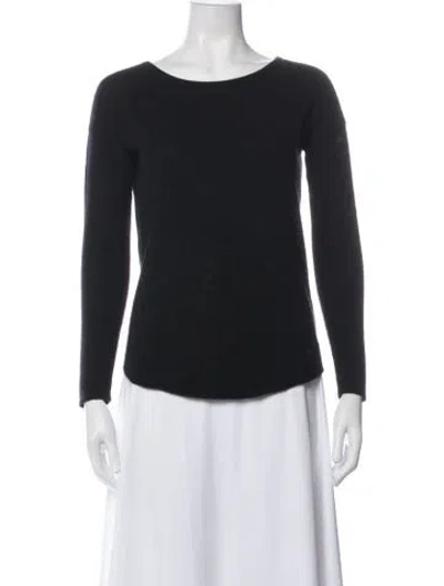 Pre-owned The Cashmere Project Crew Neck Sweater In Black