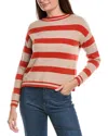 The Cashmere Project Drop-shoulder Boat Neck Cashmere Sweater In Multi