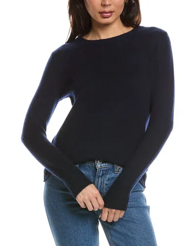 The Cashmere Project Lightweight Crewneck Cashmere Sweater In Navy