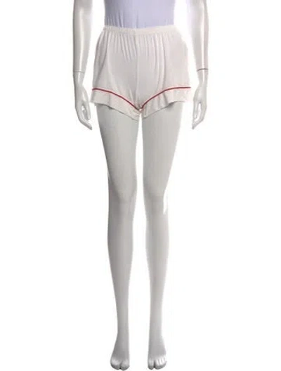 Pre-owned The Cashmere Project Mini Shorts In White