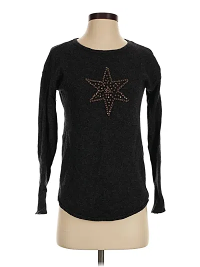 Pre-owned The Cashmere Project Pullover Sweater In Black